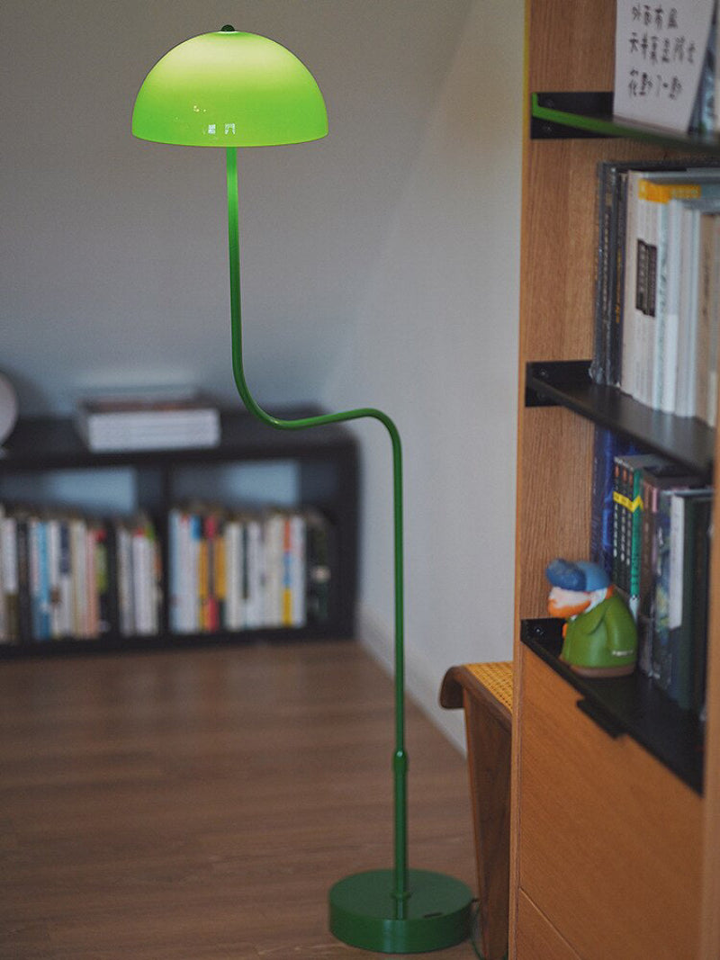 Floor Lamp Organic Inspiration Quality Craftsmanship Green White Tricolor Light