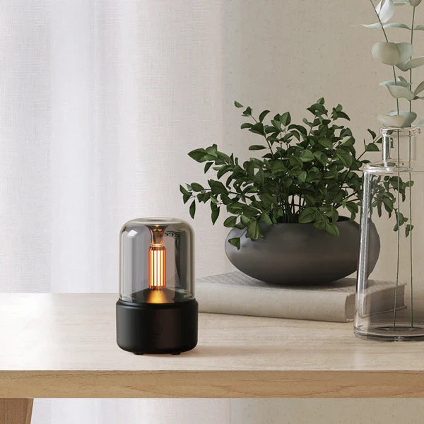 LED Aromatherapy Diffuser with Candle Light Effect