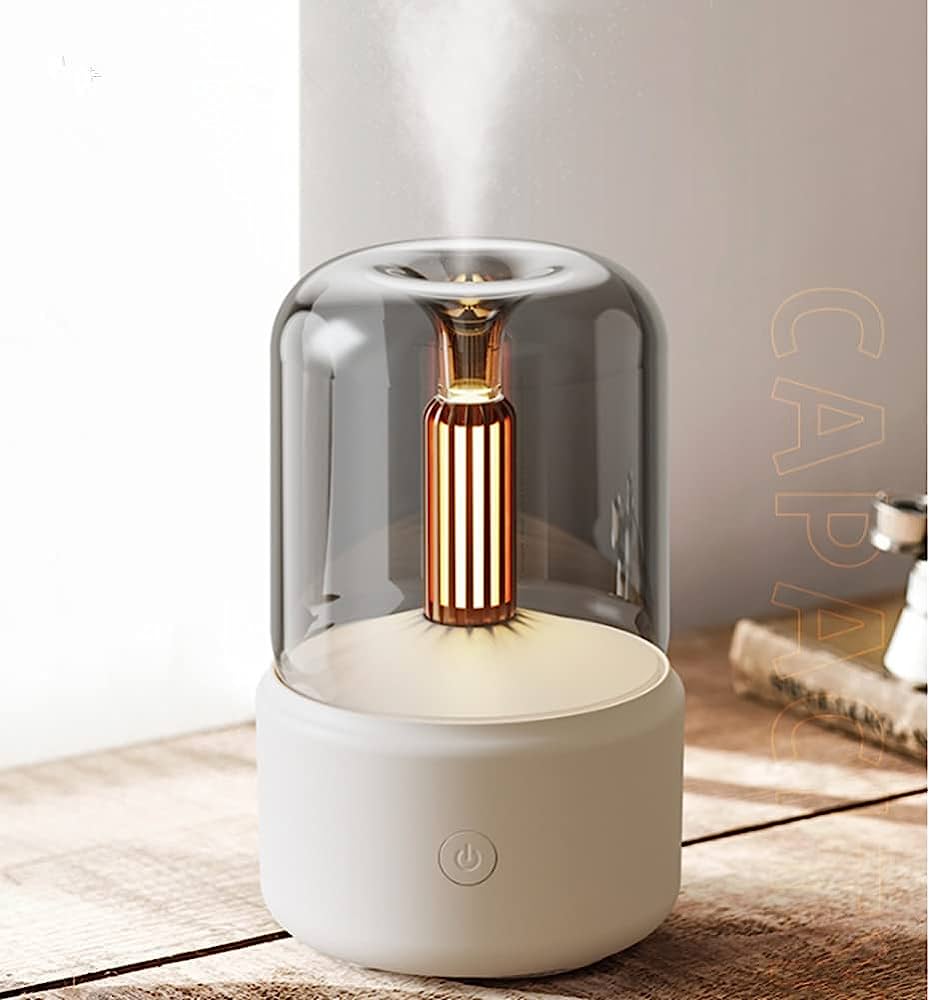 LED Aromatherapy Diffuser with Candle Light Effect