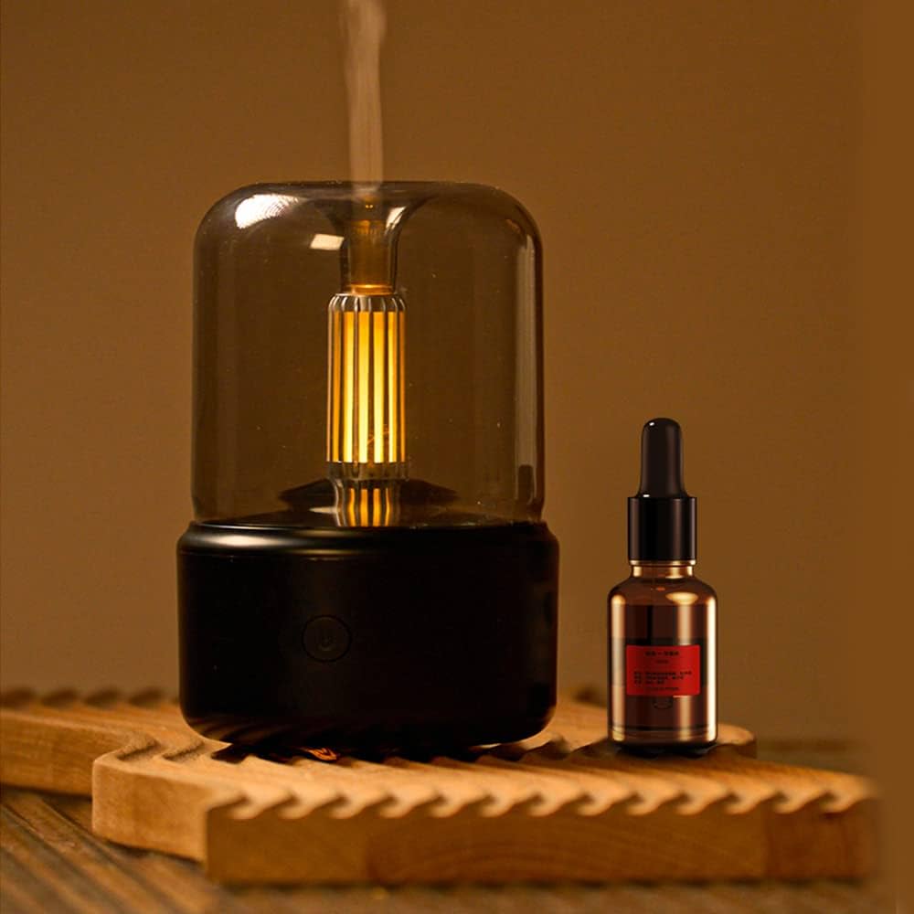 LED Aromatherapy Diffuser with Candle Light Effect