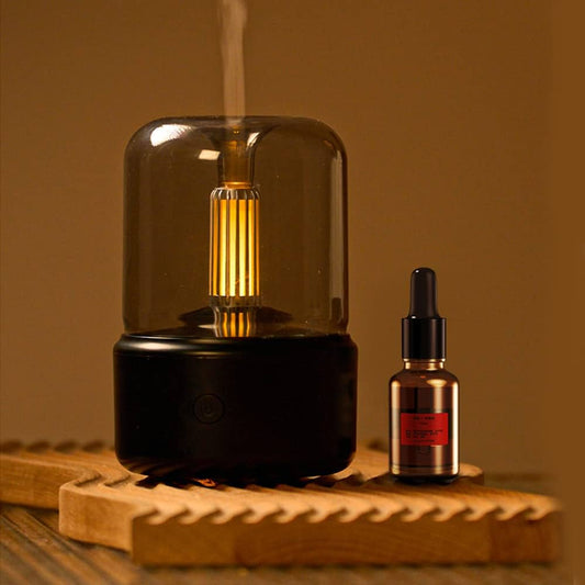 LED Aromatherapy Diffuser with Candle Light Effect