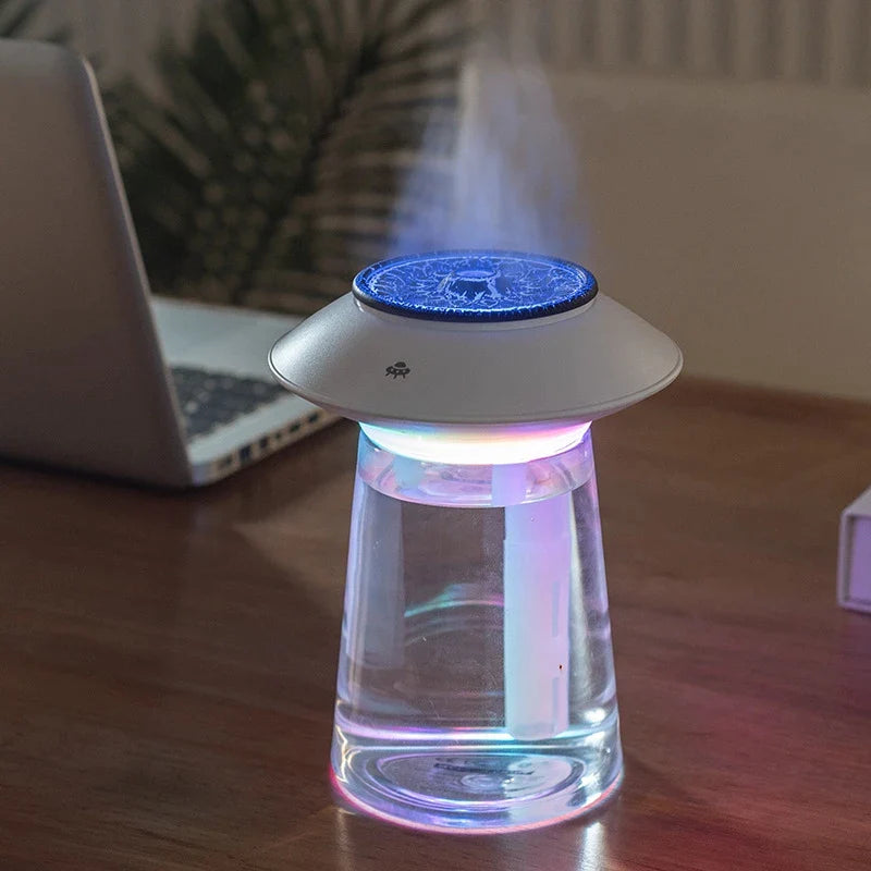 760ml USB Rechargeable Ultrasonic Mist Maker for Interior_Lamp