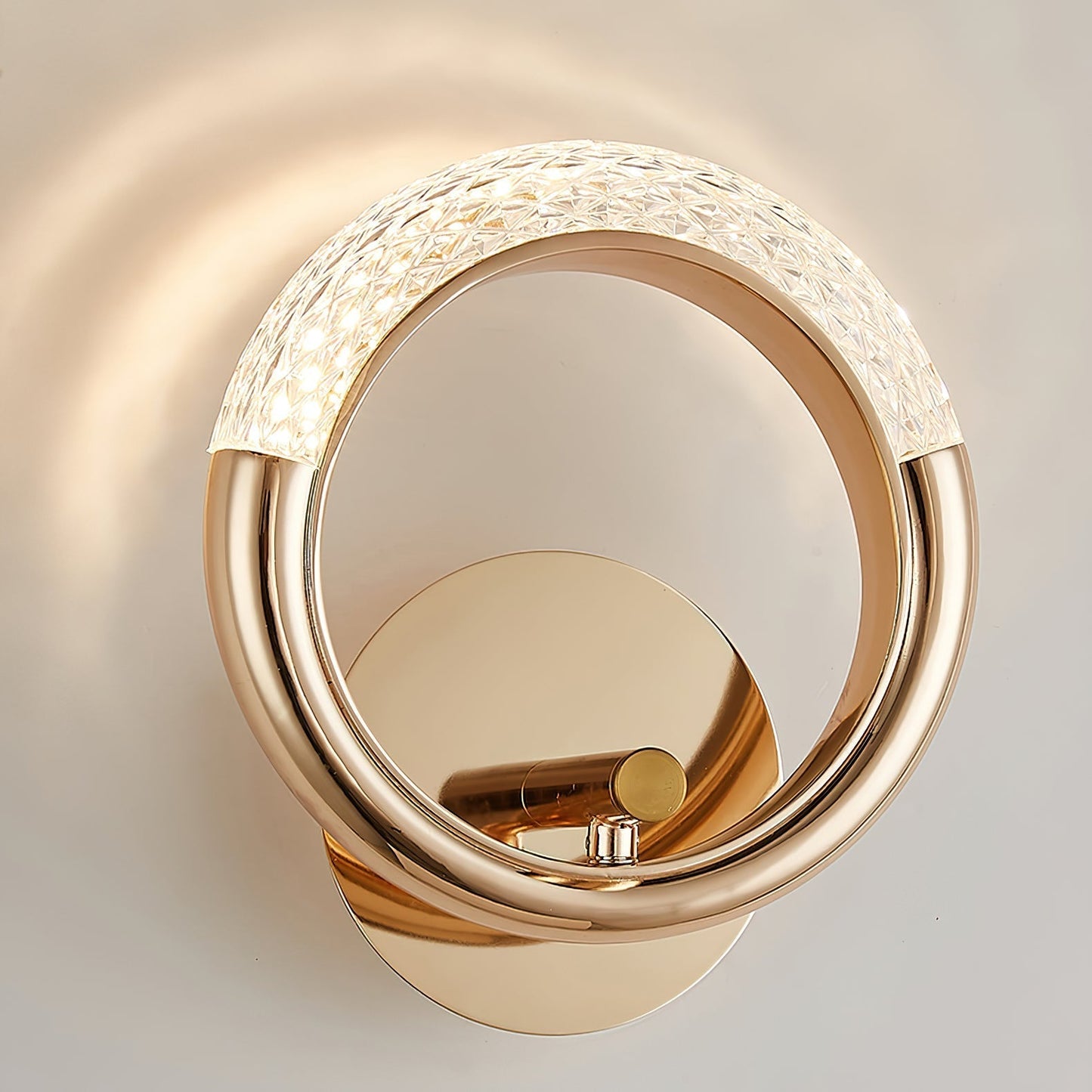 Adaptable Angle Rotatable Wall Lamp - Luxurious Metallic Design