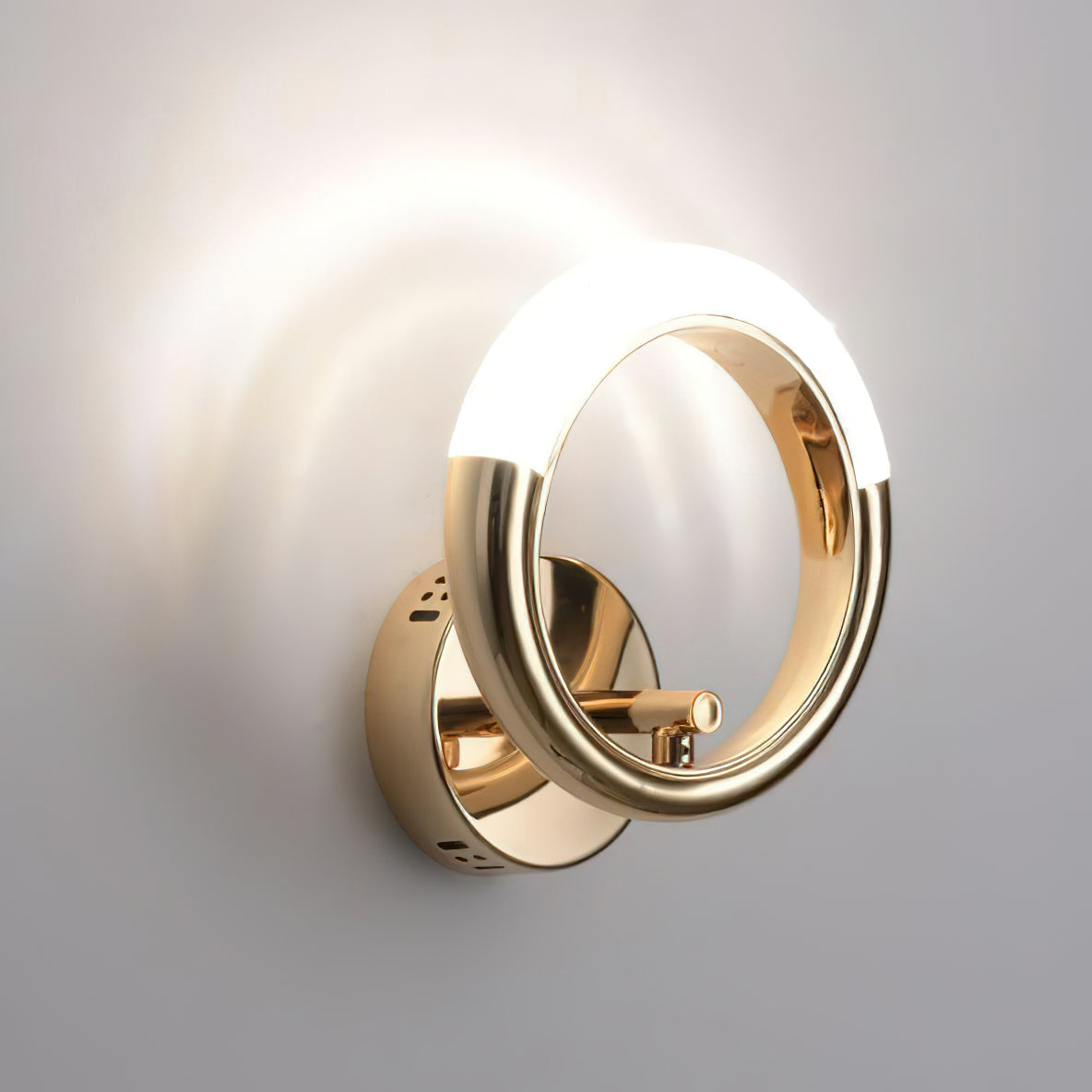 Adaptable Angle Rotatable Wall Lamp - Luxurious Metallic Design