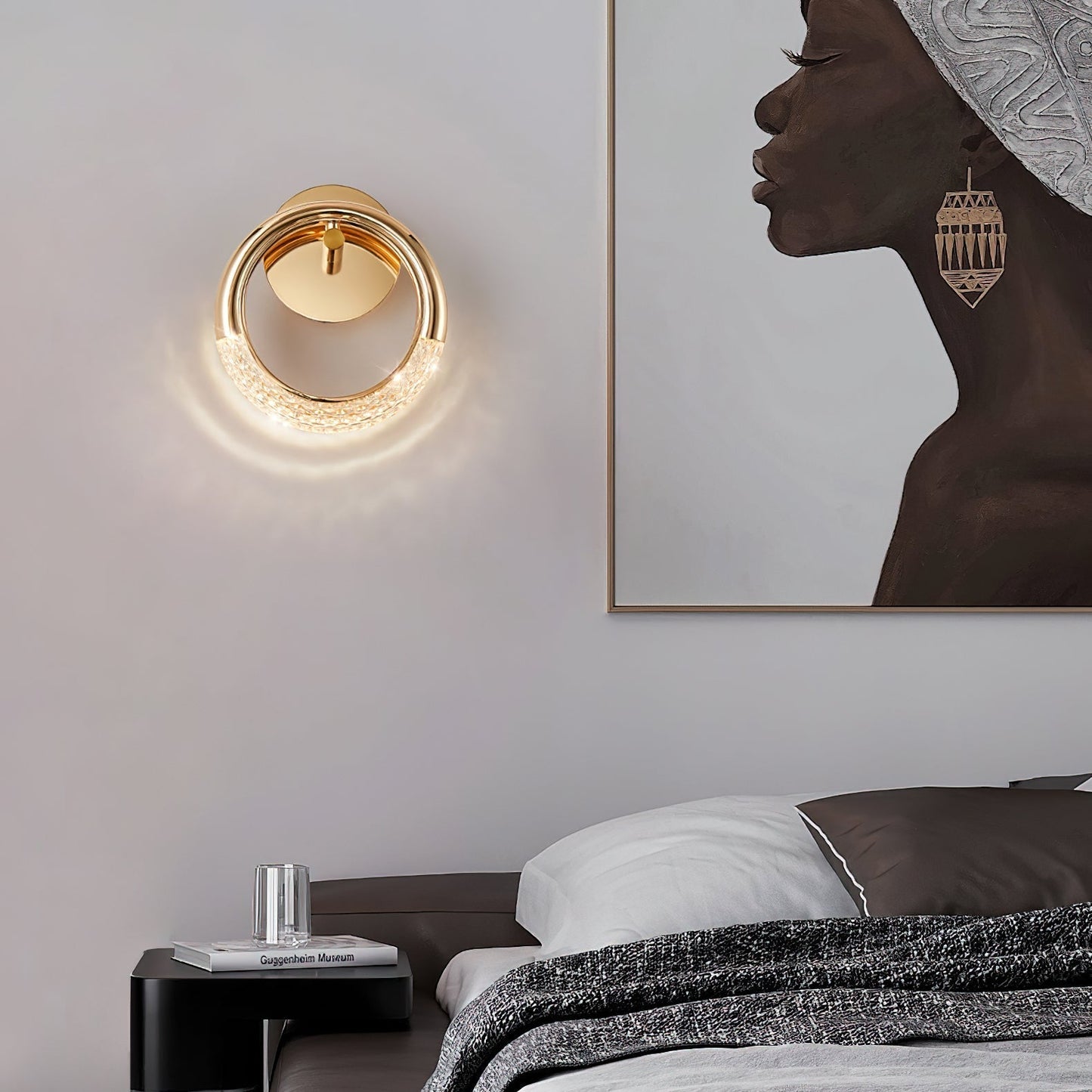 Adaptable Angle Rotatable Wall Lamp - Luxurious Metallic Design