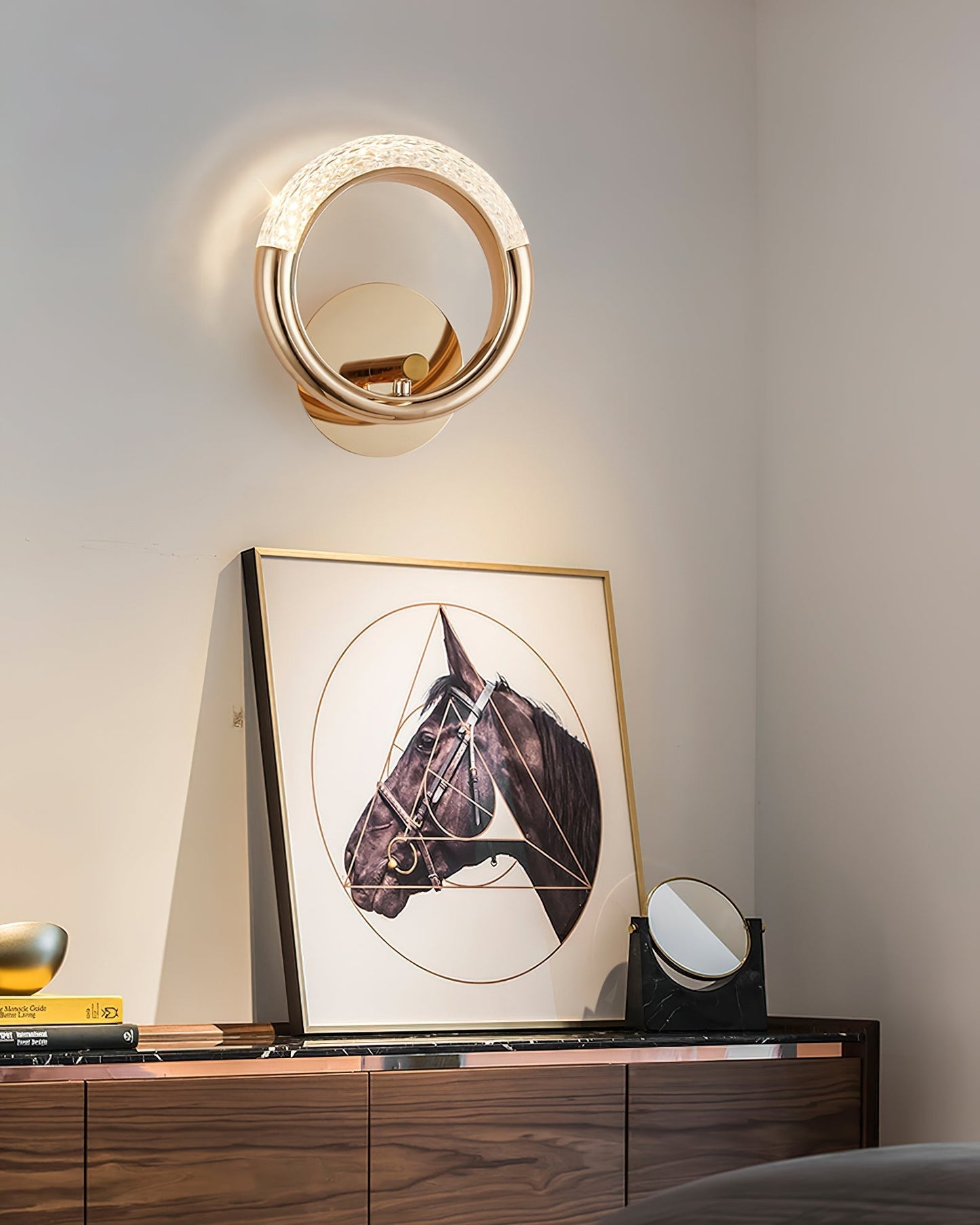 Adaptable Angle Rotatable Wall Lamp - Luxurious Metallic Design