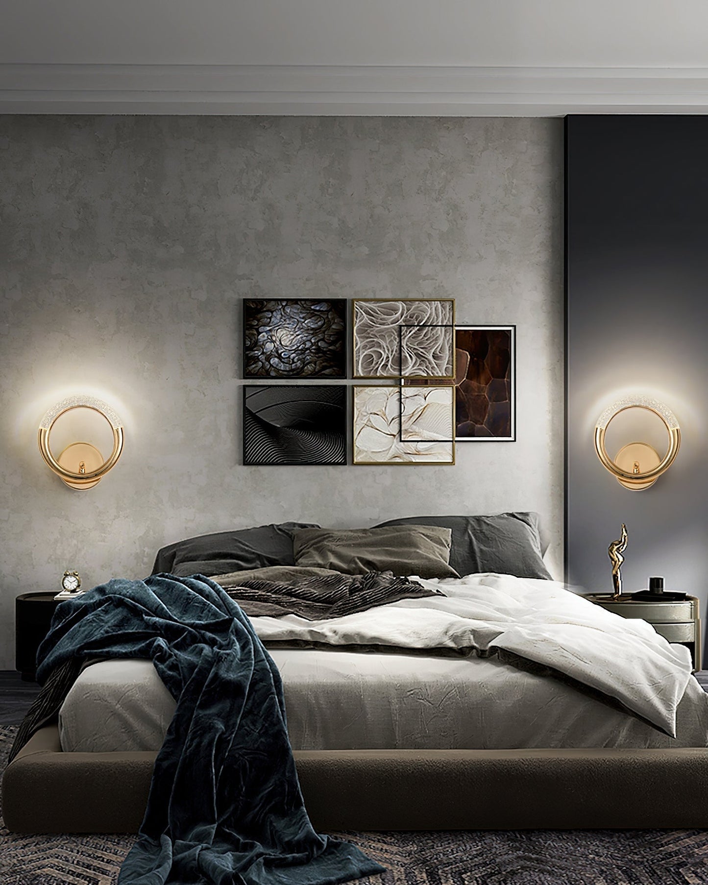Adaptable Angle Rotatable Wall Lamp - Luxurious Metallic Design