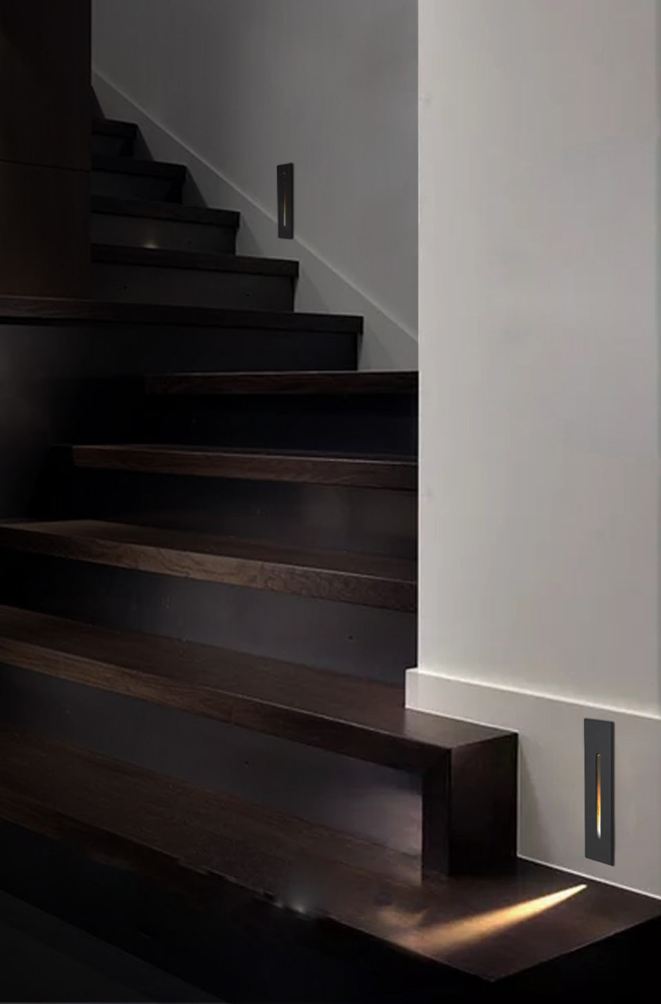 Ambient Glow Wall Light - Modern Stylish Spaces - Black White Light Grey - Indoor Outdoor - Waterproof - Aluminum - IP65