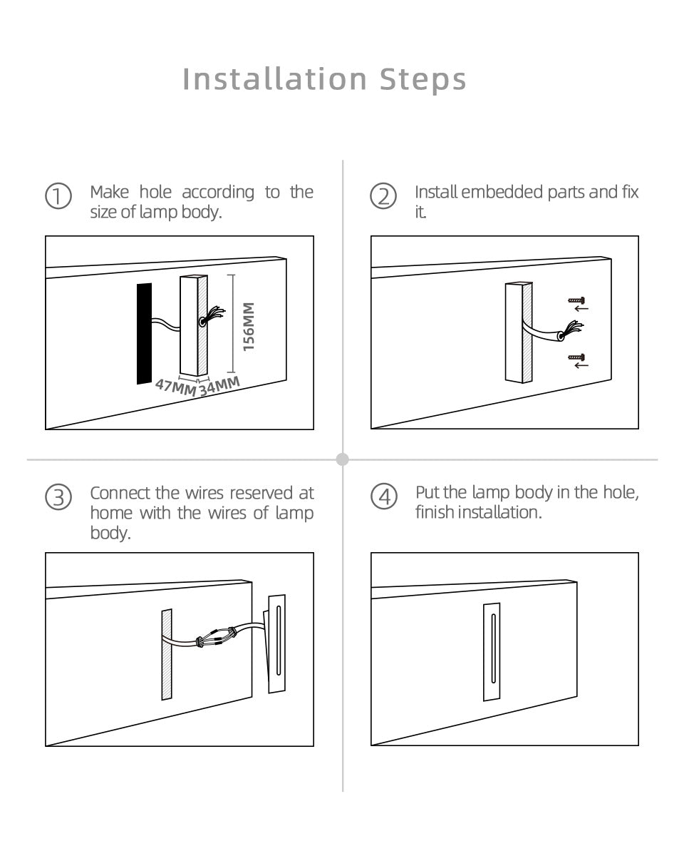 Ambient Glow Wall Light - Modern Stylish Spaces - Black White Light Grey - Indoor Outdoor - Waterproof - Aluminum - IP65