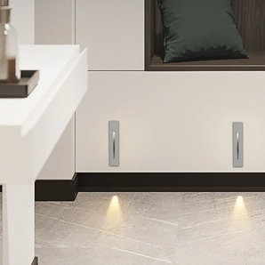 Ambient Glow Wall Light - Modern Stylish Spaces - Black White Light Grey - Indoor Outdoor - Waterproof - Aluminum - IP65