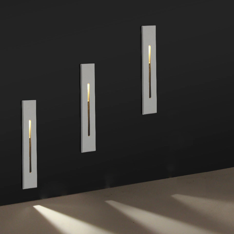 Ambient Glow Wall Light - Modern Stylish Spaces - Black White Light Grey - Indoor Outdoor - Waterproof - Aluminum - IP65