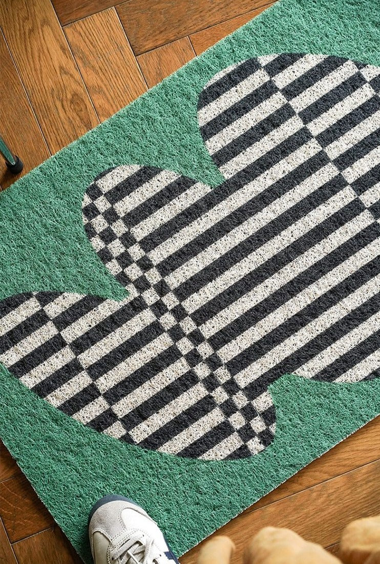 Back to the Future Inspired Geometric Entrance Doormat