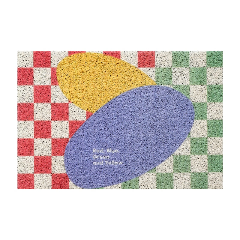 Back to the Future Inspired Geometric Entrance Doormat