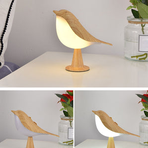 Bird Lamp Dimmable LED Cordless Table Nightstand Light