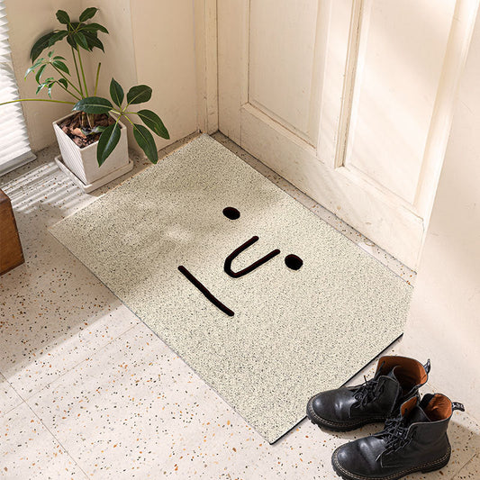 Cartoon Design Indoor Outdoor Rug - Happy Big Eyes, Small Medium Large