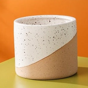 Ceramic Flowerpot in Linen - Small, Medium, Large