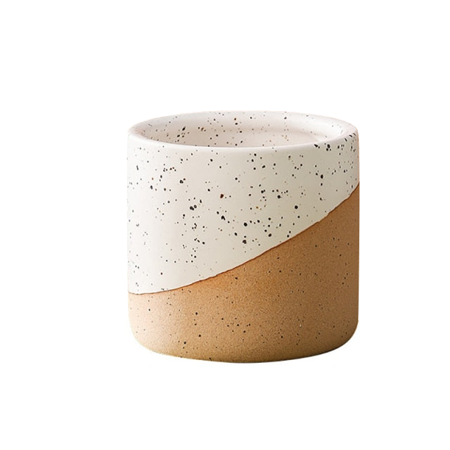 Ceramic Flowerpot in Linen - Small, Medium, Large