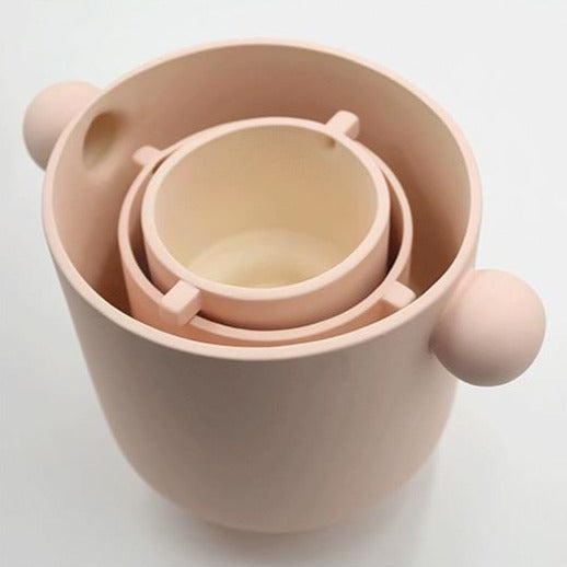 Ceramic Vase Scandinavian Design Earthy Tones Hand Molded - Small/Large