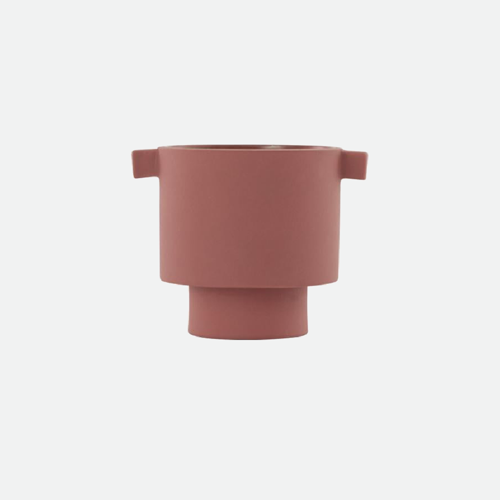 Ceramic Vase Scandinavian Design Earthy Tones Hand Molded - Small/Large