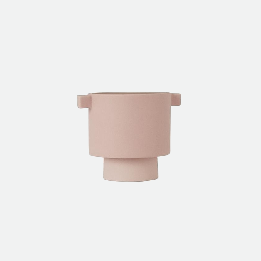 Ceramic Vase Scandinavian Design Earthy Tones Hand Molded - Small/Large