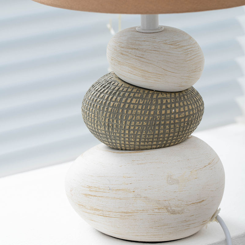 Contemporary Fabric Lampshade for Desk or Nightstand