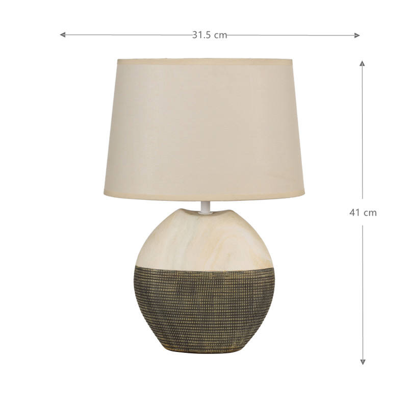 Contemporary Lampshade Table Lamp for Living Room and Bedroom