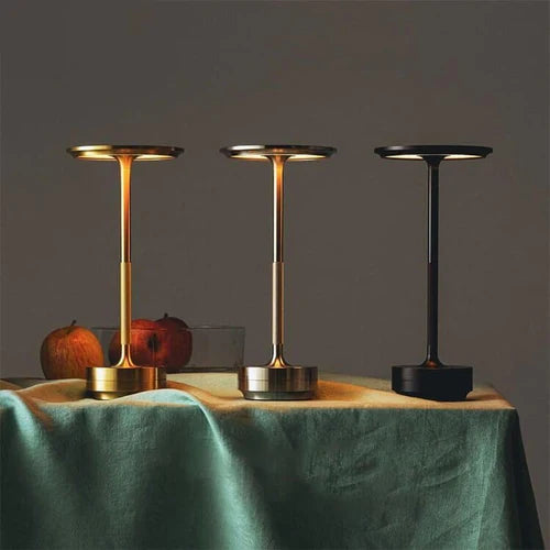 Contemporary LED Desk Light - Wireless Ambiencelight - Rechargeable - Touch Control - Energy-saving