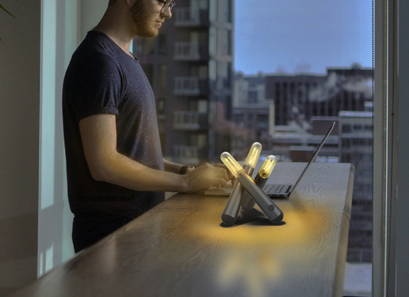 Cordless Kinetic Rotation LED Table Lamp