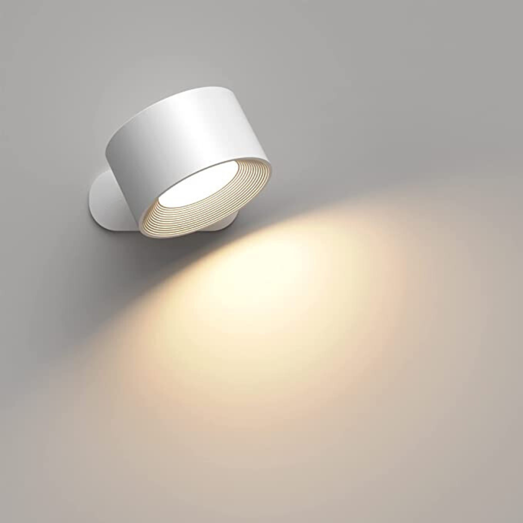 Cordless LED Wall Lamp with Adjustable Brightness and Color Modes