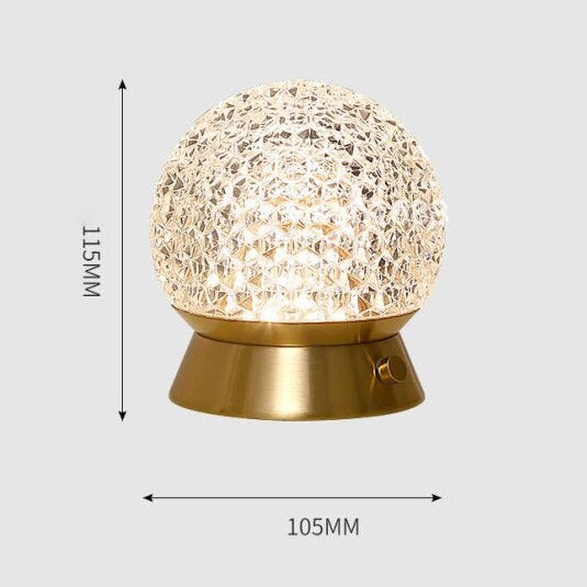 Cordless Rechargeable Table Lamp LED Dimmable Light - Modern Design