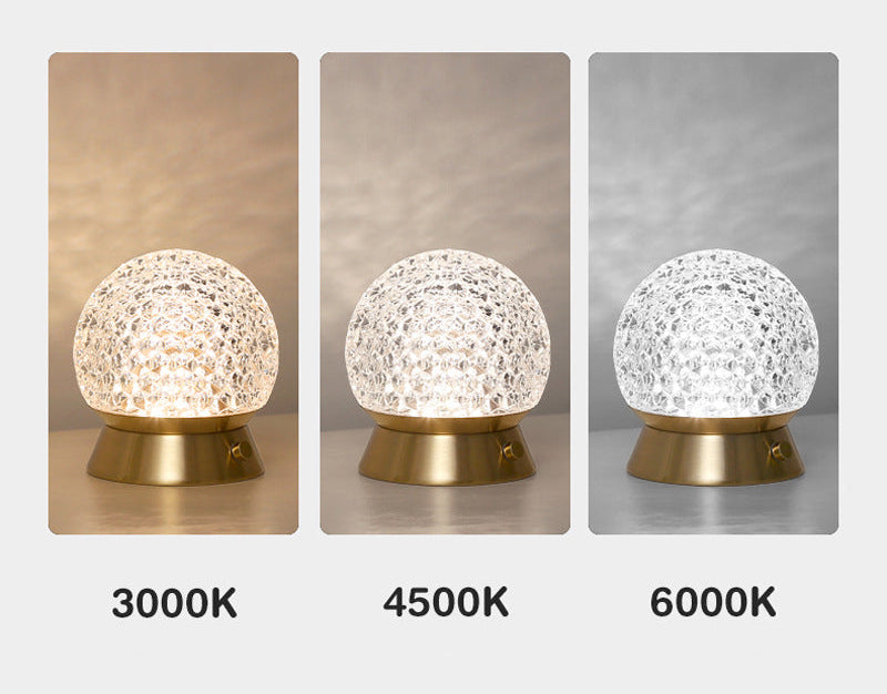 Cordless Rechargeable Table Lamp LED Dimmable Light - Modern Design