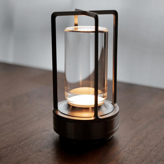 Crystal Lantern Table Lamp with Touch Sensor - Wireless LED Light