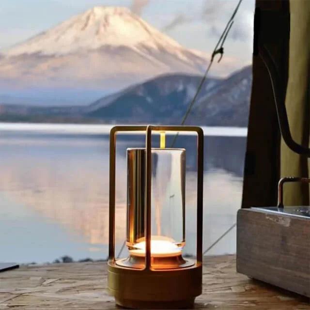 Crystal Lantern Table Lamp with Touch Sensor - Wireless LED Light