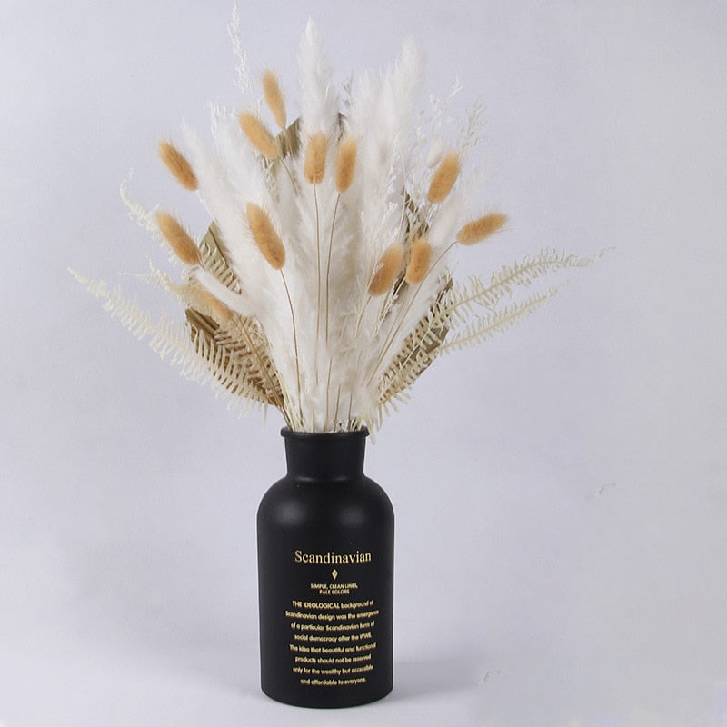 Dried Pampas Grass Flowers Set - 30-Piece Interior Decoration Kit
