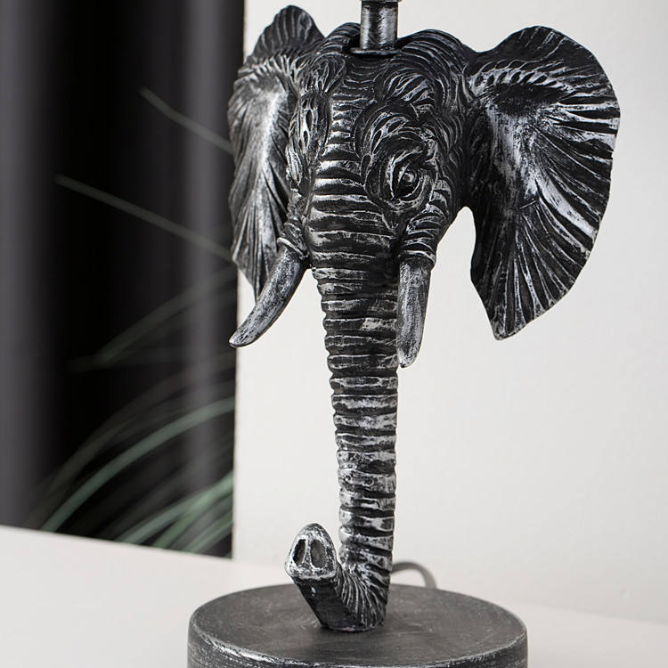 Elephant Design Lamp with Rechargeable Battery