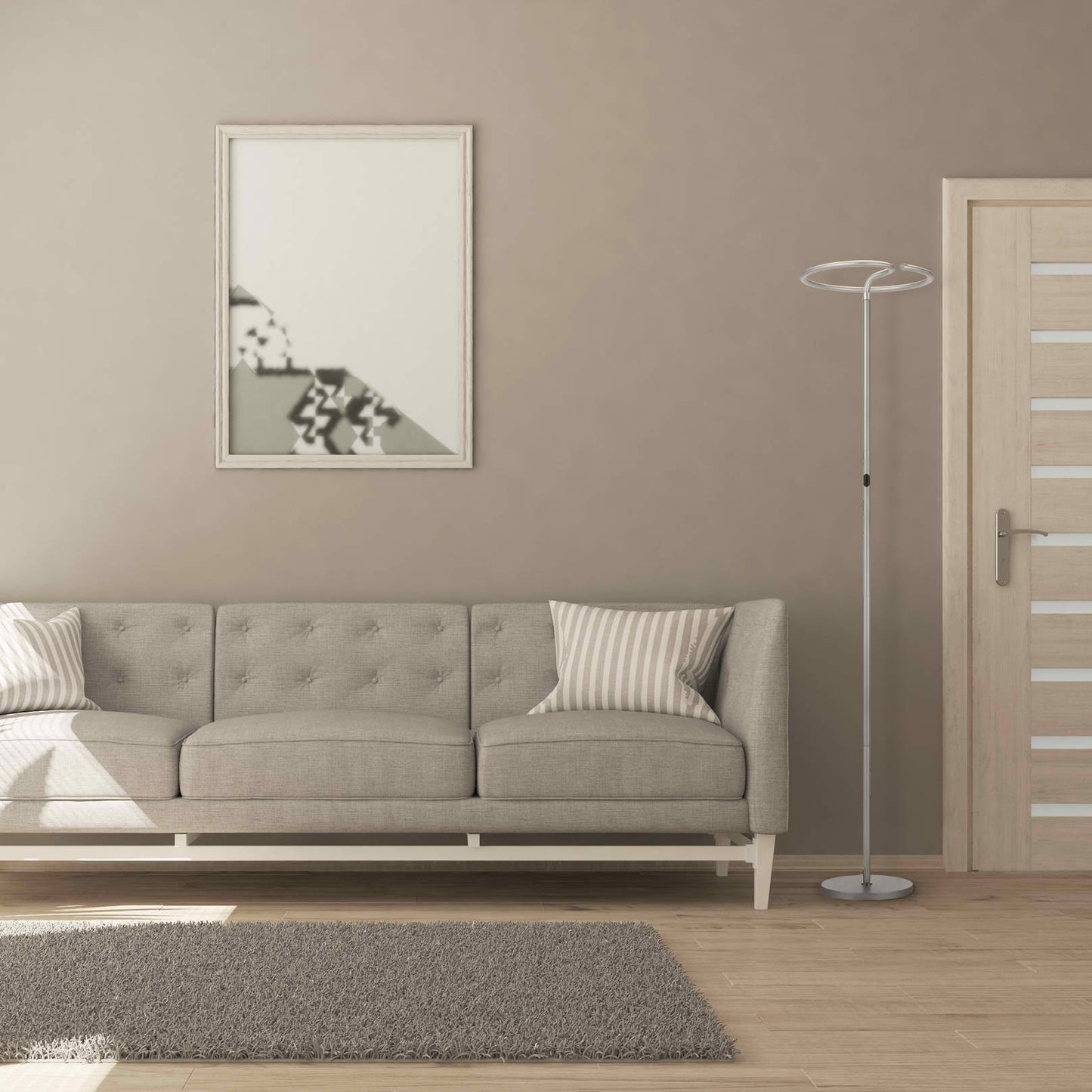 Floor Lamp LED Touch Dimmer Energy Efficient Metal Uplighter