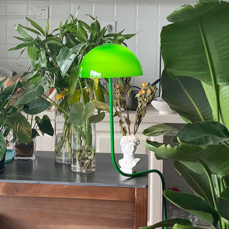 Floor Lamp Organic Inspiration Quality Craftsmanship Green White Tricolor Light