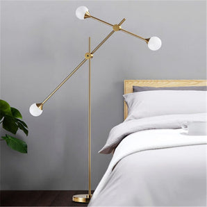 Floor Lamp with Rotative Adjustment and Plug-in Installation
