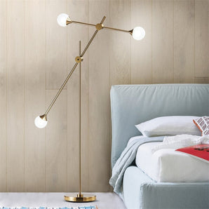 Floor Lamp with Rotative Adjustment and Plug-in Installation