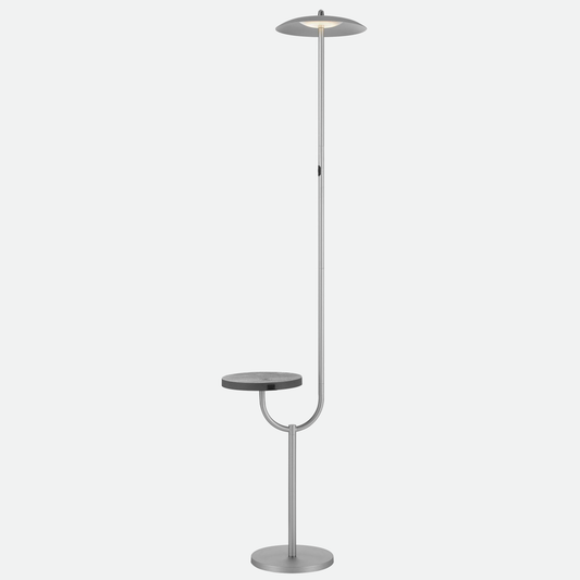 Floor Lamp with Wireless Charging and Table Top Shelf