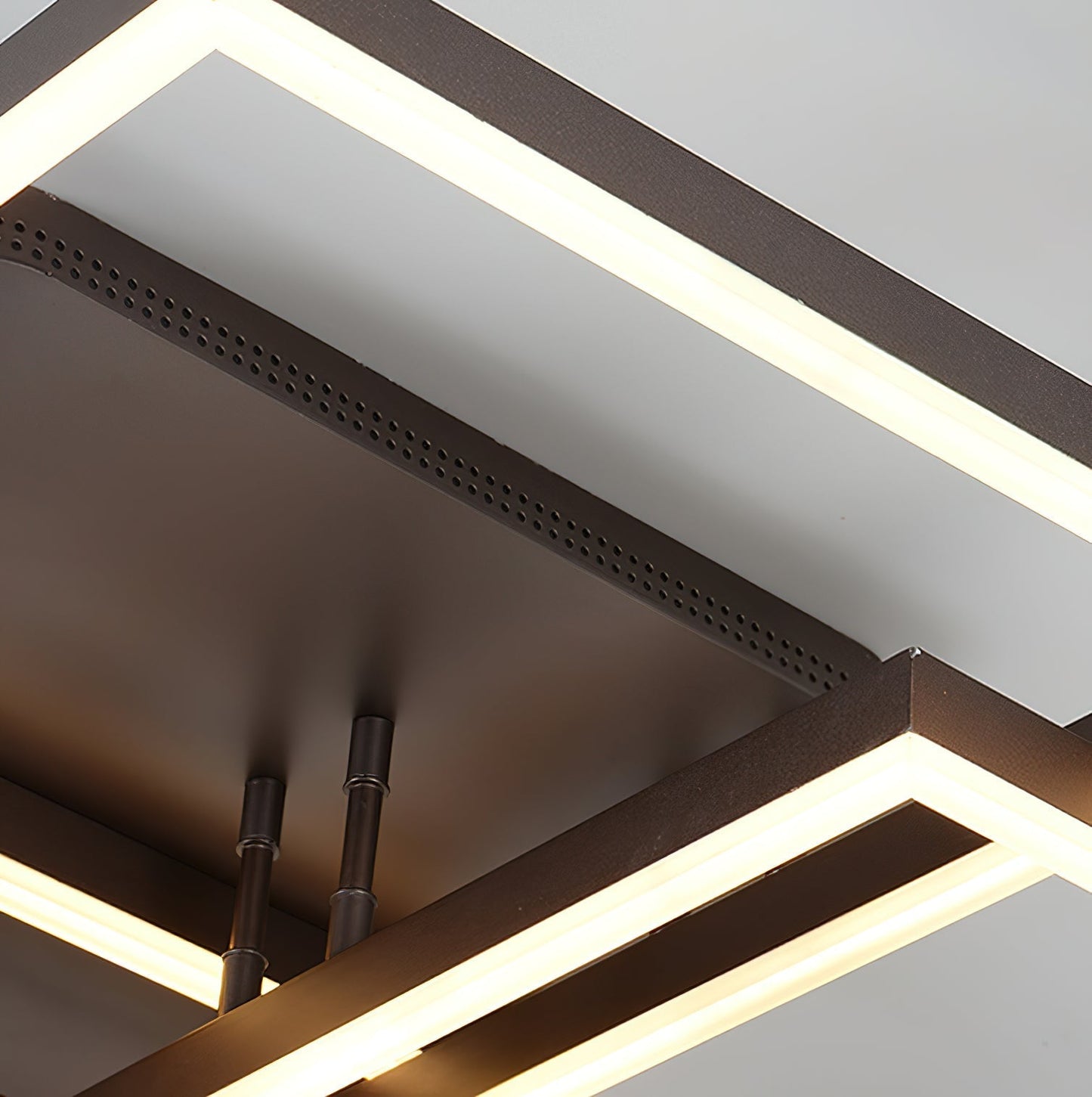Geometric Aluminum Pendant Light with LED Technology - Modern Artistic Design