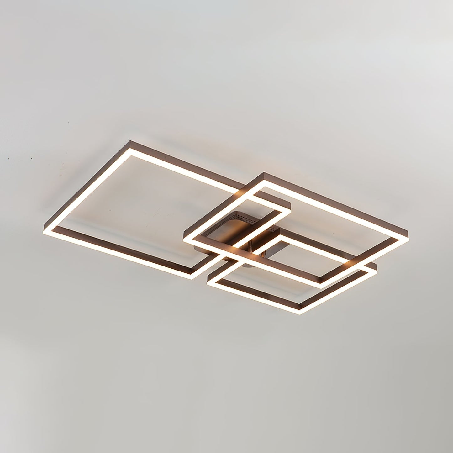 Geometric Aluminum Pendant Light with LED Technology - Modern Artistic Design