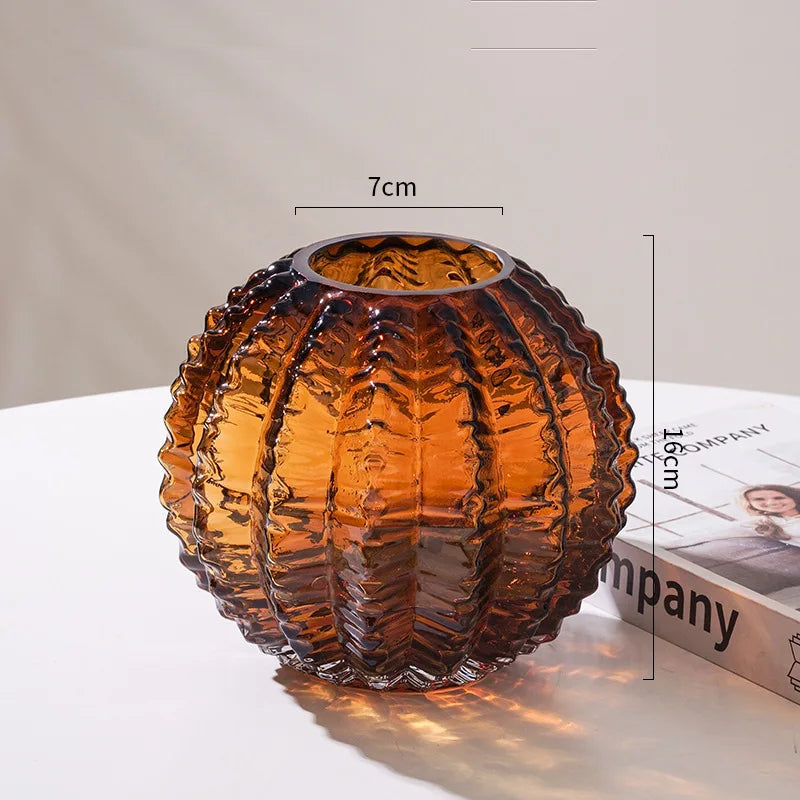 Glass Cactus Vase