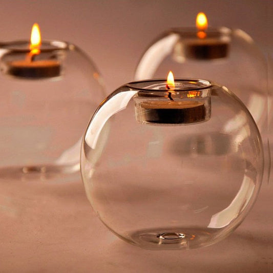 Glass Candle Holder Votive Tealight Stand