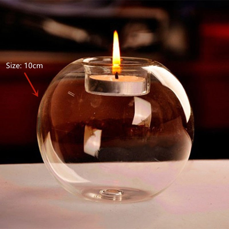 Glass Candle Holder Votive Tealight Stand