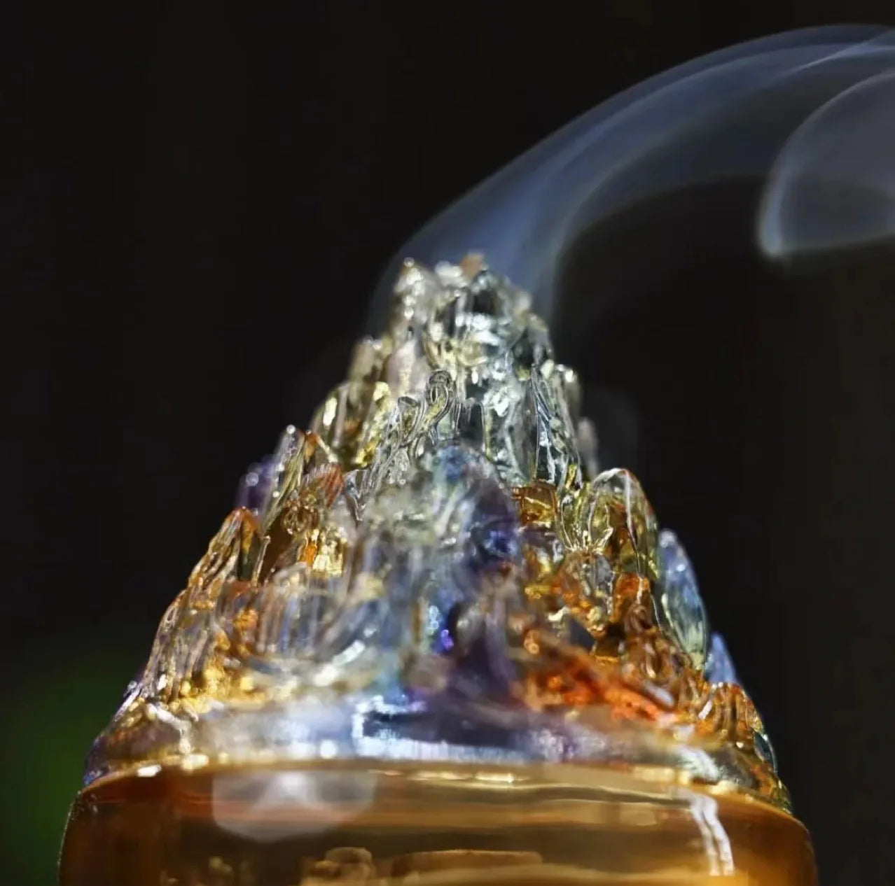 Glass Incense Burner for Zen Home Decor