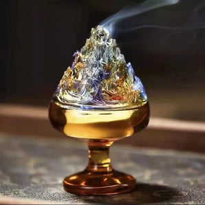 Glass Incense Burner for Zen Home Decor