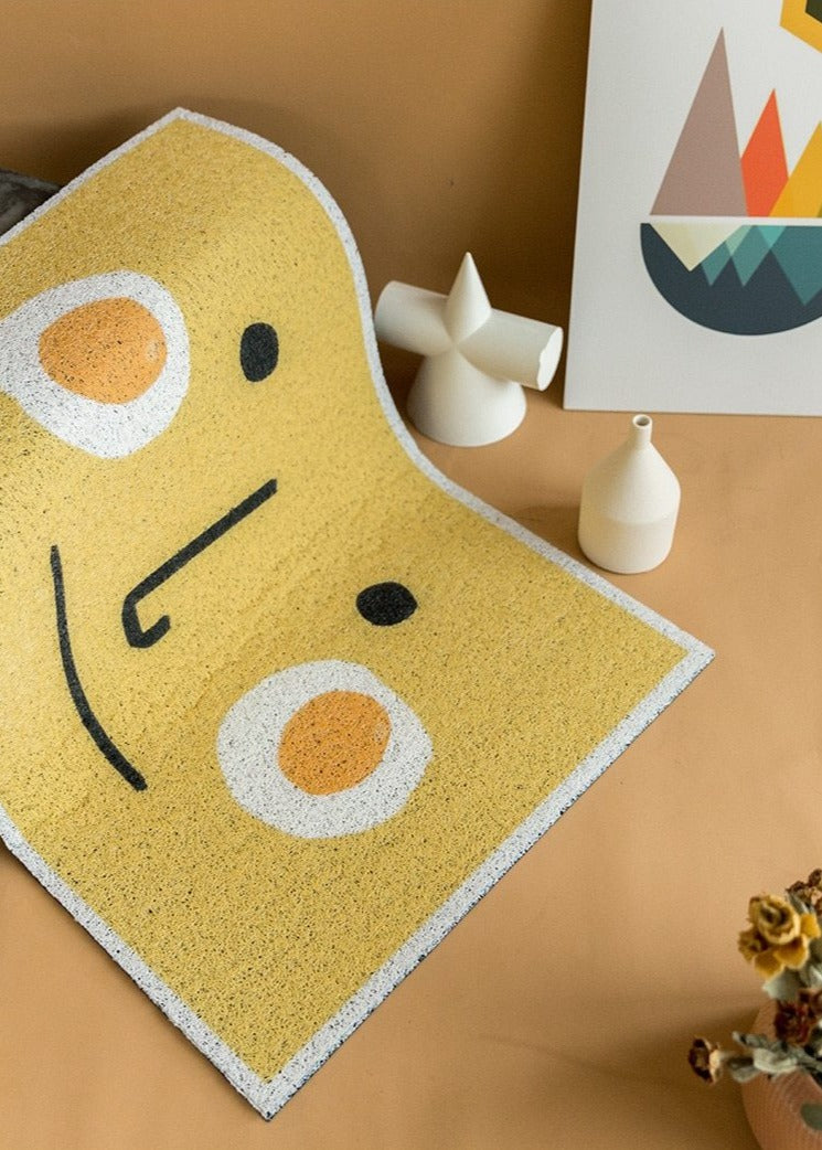 Indoor/Outdoor Tropical Aloha PVC Rug Mat
