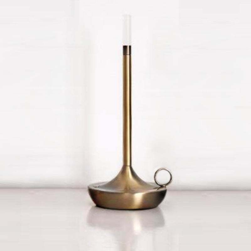 Iron Lamp with Unique Candle Design and 3-Level Dimming Option