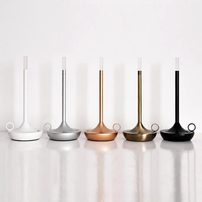 Iron Lamp with Unique Candle Design and 3-Level Dimming Option